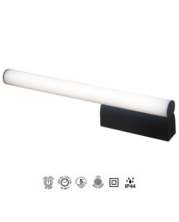 ANTIGA * APLIQUE LED IP44 3000K 8W NEGRO